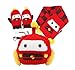 Unique Winter Baby Hats/Caps Scarf & Gloves Useful Cute Woolen Baby Set Red