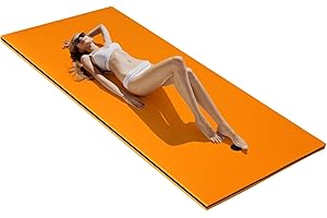 COSTWAY Hamak wodny, 220 x 90 cm, udźwig 100 kg, pływający dywan, pływające łóżko, pływająca wyspa (pomarańczowy)