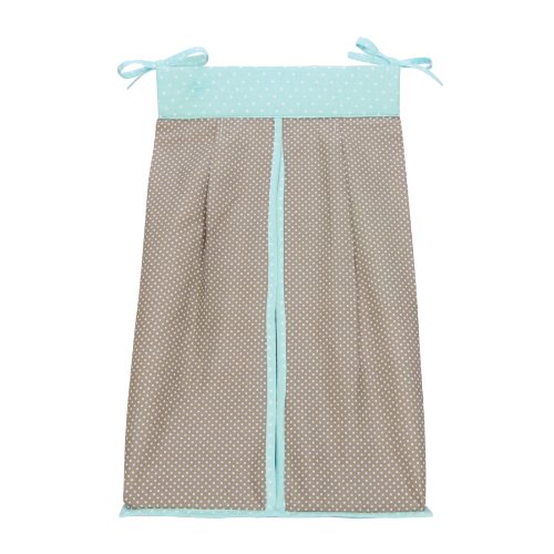 Trend Lab Cocoa Mint Nappy Stacker, Taupe