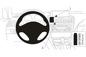 Brodit ProClip Support de fixation pour 1-series 12 Centre de montage Noir