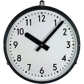 Technoline Jumbo Funk-Wanduhr – Ø 50 Cm, Metallrahmen, Mit Hintergrundbeleuchtung