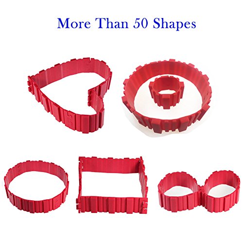 wollful Magic Backen Schlangen, DIY Silikon-Backform Backblech Form sowie Schnell Tools 4/lot-more schwer und standfest - 4