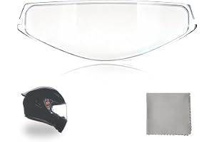 Antifog Visirinsats för motorcykelhjälm, Klar Antidim Visirinsats kompatibel med AGV K1S K1 K3SV GT4 Pinlock visir, klar inne