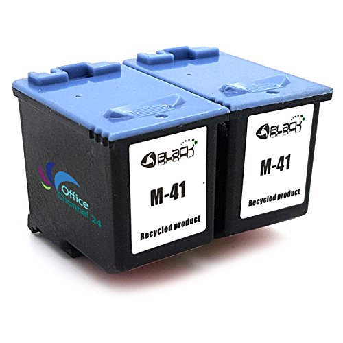 2 x Wiederaufbereitete (Remanufactured) Druckerpatronen ersetzen Samsung M41 INK-M41 schwarz Fax Patrone für Samsung SF370 Samsung SF375 Samsung SF375TP