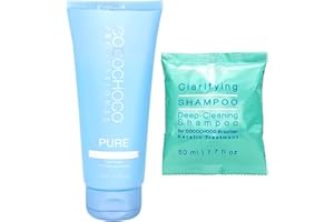 COCOCHOCO Professional Pure Keratin zestaw startowy – Pure Keratyna kuracja do włosów (100 ml) i szampon Clarifying Shampoo (50 ml) – bez formaldehydu – kompleksowa kuracja keratynowa do prostowania włosów – do wszystkich rodzajów włosów