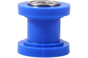 KIMISS Tendicatena a Rulli Catena, Guida Tendicatena a Catena 10mm Guida Ruota Pit Dirt Mini Bike Moto Atv(Blu)