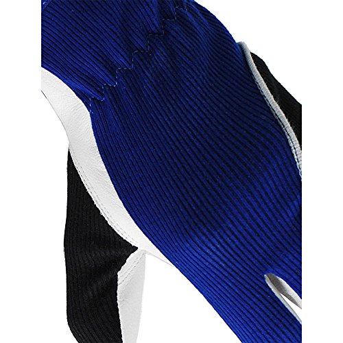Ejendals Lederhandschuh Tegera 12, Größe 8, 1 Stück, blau / weiß / schwarz, 12-8 - 2