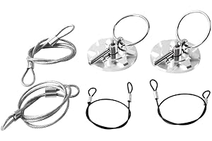 Baceyong CNC Universal Car Racing Sport Capó Pin Lock Kit Apariencia de Pestillo Kit de Pasador de Capó, Bloqueo de Capó Universal, Kit de Cierre de Capó de Carreras de Vehículos