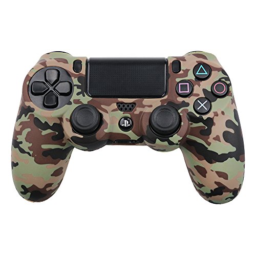 Preisvergleich Produktbild Playstation 4 Silikonhülle braun Camouflage / PS4