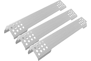 Grihero 40.2CM Gasgrill Brennerabdeckung Ersatzteile für Rösle Videro G3-S, G3, G3-S Nero, Vario+ und Sansibar, Edelstahl Flammenverteiler für Rösle Videro G3 G2 G4 G6 Series Grill Zubehör