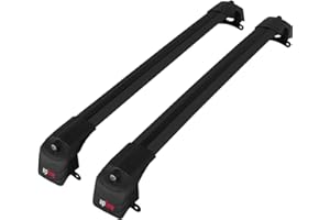 Apline Compatibile con Jeep Compass 2017-2025 Ace-2 Barre Tetto Portapacchi Auto Barre Portatutto Nero Alluminio 2 Barre