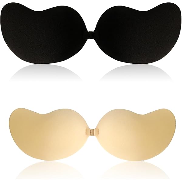 Silikon Push Up Klebe BH Selbstklebend Unsichtbar Bra Rückenfrei