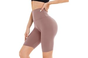 DDOBB Pantaloncini Donna Sportivi Shorts Leggins Pantaloni Palestra Corti Culotte Biker Vita Alta Opachi Push Up Fitness Yoga Gym Running