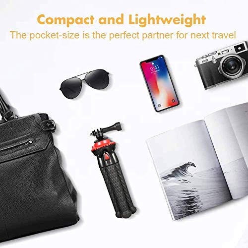 Mejor Fotopro Mini Trípode, Trípode Ligero con Bluetooth Remoto,
Trípode Móvil con Pinza Universal, Soporte del Trípode para GoPro,
iPhone, Xiaomi, Huawei, Samsung, Cámara Digtal Descuento