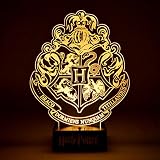 Harry Potter Hogwarts Wappen Dekolampe – Hogwarts Logo Dekolicht Hogwarts Nachtlicht Zauberei Dekoleuchte - 3