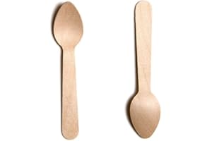 JAYTRADE UK LTD Rootier Birchwood Wooden Teaspoon Pack of 100