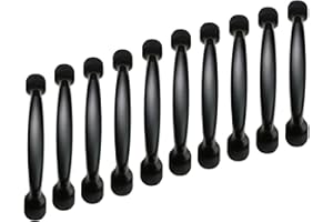 Qrity 20x Tiradores de las puertas del armario de la cocina armario ropero tire del cajón, Aluminio, con tornillos (96MM)