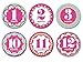 Sticky Bellies Baby Month Stickers - Kaliedoscope Cutie
