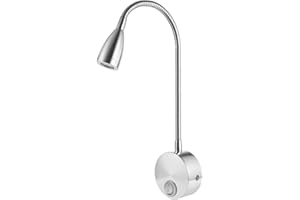 SUPVOX 1 Pc Lampada Da Comodino Per Camera Da Letto Faretti Led Parete Lampada Lettura Luce Per La Lettura Con Braccio Flessibile a Muro Domestico