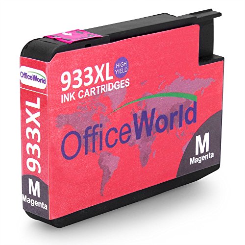 OfficeWorld Kompatible Patronen Ersatz für 932XL 933XL Tintenpatronen mit Neuer Chips Hohe Kapazität für Officejet 6100 6600 6700 7110 7610 7612 [Bitte beachten Sie 7510 7512 kann nicht verwendet werden] (1 Schwarz, 1 Cyan, 1 Magenta, 1 Gelb) - 5