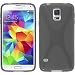 Produktbild PhoneNatic Case für Samsung Galaxy S5 mini Hülle Silikon grau X-Style Cover Galaxy S5 mini Tasche + 2 Schutzfolien