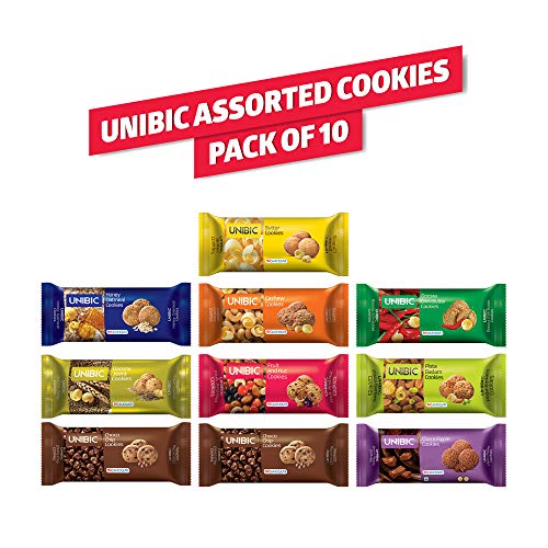 Unibic Assorted Cookies, 75g (Pack of 10)
