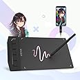 XENX X1 Ultra-Thin Graphic Tablet 6x4 inch with 8192 Pressure Levels Battery-Free Pen for Digital Art, Design, E-Learning/Online Classes, OSU Gaming, Compatible with Windows, Mac & Android - X1-640