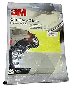 3M Microfiber Cloth 360 gsm (Set of 4, Yellow)