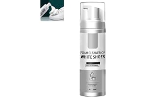 GNAUMORE Detergente per Scarpe Bianco,Sneaker Cleaner,Schiuma Detergente per Scarpe,Sneakers Cleaners Adatto a Tutti Scarpe,Sneaker Care,Kit Detergente per Scarpe,Detergente per Scarpe