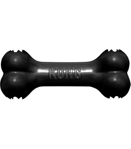 Pet Qwerks BarkBone Hundeknochen Aus Nylon – Extra Stabil Für Starke Kauer, Mit Speck-Geschmack, 19,7 Cm