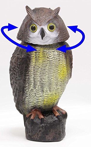 Búho anti aves accionado por viento