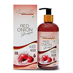 Iuvenis Veda Red Onion Hair Shampoo | For Both Men and Women | 300 ML