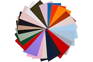 LZYMSZ 24PCS Self-Adhesive Patch Fabric, 24 Colors Waterproof Lightweight Fabric Repair Patches First Aid Repair for Clothing Down Jacket Tent Clothes Sleeping Bag (20 x 10 cm)