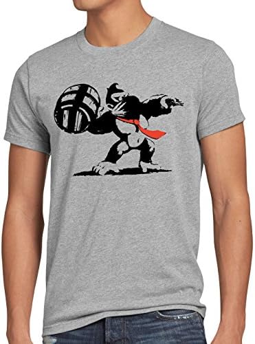 style3 Graffiti Kong Men's T-Shirt donkey nintendo pop art banksy geek snes wii u nerd gaming