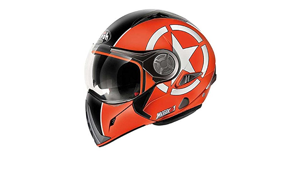 CASCO MOTO AIROH J106 SHOT MODULARE, ARANCIO-NERO J6S32, taglia L : Amazon.it:  Auto e Moto