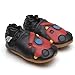 Soft Leather Baby Shoes Fire Engine 6-12 months