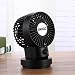 Produktbild Teepao OXOQO Mini tragbarer USB-Ventilator für den Schreibtisch, 2 Geschwindigkeitsmodi, Dual-Blades oszillierend, Verstellbarer Ventilator für Zuhause, Büro, Outdoor-Reisen (schwarz)