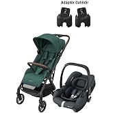 Maxi-Cosi Soho-Cabriofix i-Size Ana Kucaklı Ultra Kompakt Seyahat Sistem Bebek Arabası Green-Graphite