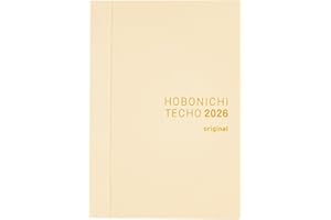 ほぼ日 Hobonichi Techo 2026 oryginalna książka A6, angielska, codzienna, początek stycznia, planer