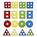 Rolimate Wooden Baby Shape & Color Recognition Colorful Geometric Board Stack & Sort Puzzle Toy