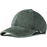 Perlotus Green Hat Plain Hat Cotton Wash Fabric