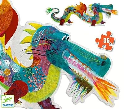 Djeco Puzzle géant Léon le Dragon - Djeco