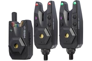 ‎HIRISI TACKLE Hirisi Tackle Funk Karpfenangeln Alarmset wasserdichte Bissanzeigeanzeige Karpfen Angelausrüstung Angelzubehör