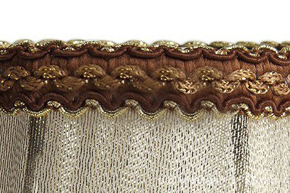 Splink 2pcs Lampenschirm Clip-On E12/E14 Stoff Stehlampe Wandlampe Tischlampenschirm Vintage Kaiserhof Stil 75*130*120mm - 5