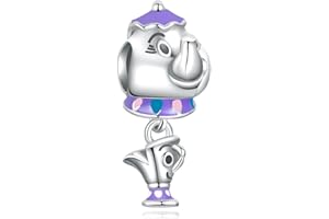 MGIUL Cartoon Charms para Mujeres Pulseras con Dijes, Cuentas de Dibujos Animados de Plata de Ley 925 Regalo de Joyería de Cumpleaños de Halloween de Christmas para Niñas