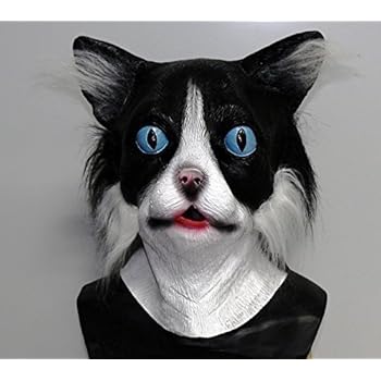 The Rubber Plantation Tm Masque Chat Noir Blanc Latex