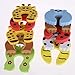 Vktech 10pcs Set Child Safety Cartoon Door Card Baby Door Stopper Clip Security