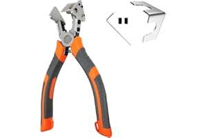 ORTVIAI V-förmiger Gehrungsschere Gummistreifen Scheren, 90° Winkelschere Scheren Gehrungsschneider, Gehrungsschere mit rutschfestem Griff, Gehrungsschere Schneidwerkzeug für Tür und Fenster