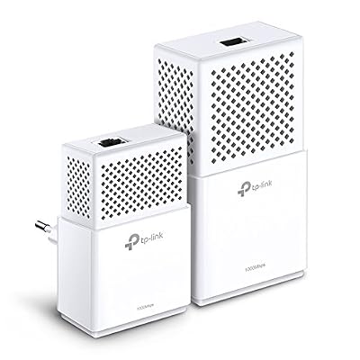 TP-Link CPL AV1000 Wi-Fi Bi-Bande 750 Mbps, 1 Port Gigabit Ethernet, Pack de 2 CPL (TL-WPA7510 KIT)