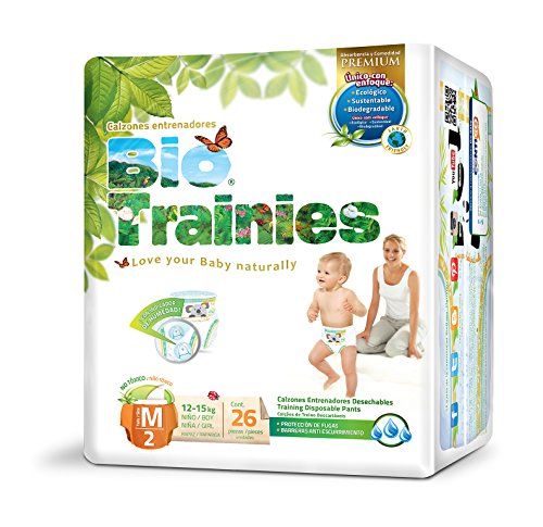 Bio Trainies Medium Baby Pants - Pack of 26